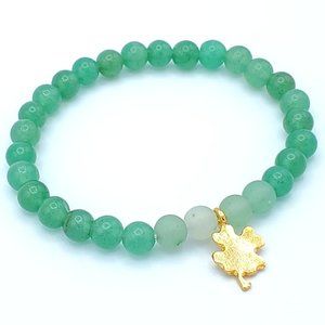 GoodLuck drawing healing Green Aventurine bracelet